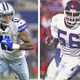Left: A really good linebacker. Right: The greatest defensive player of all time.